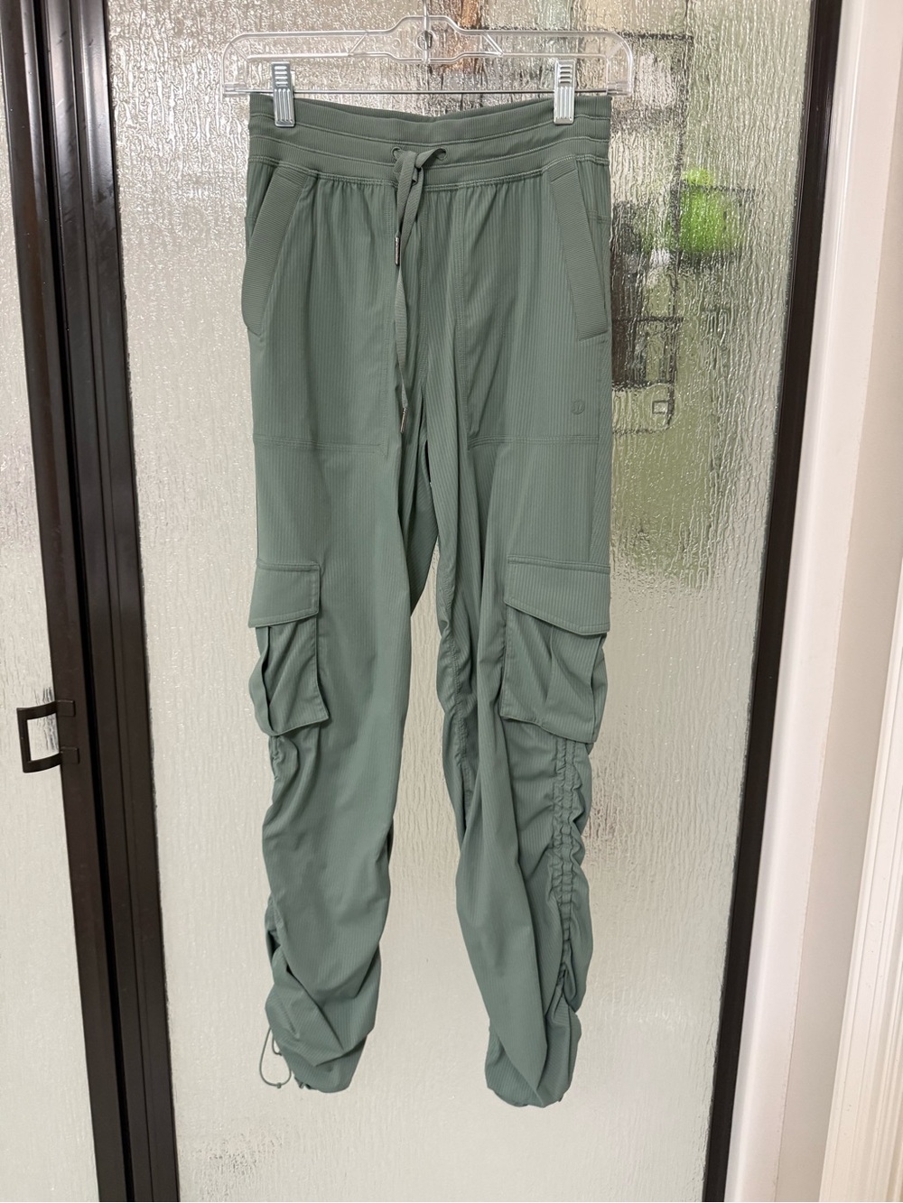 lululemon athletica women's Sage Green Cargo Joggers